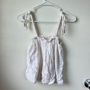 White airy Hollister tank top, size XS